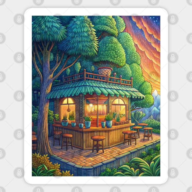 Coffeeshop of Anime Magnet by Anime Planet